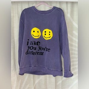 I like you you’re different crewneck